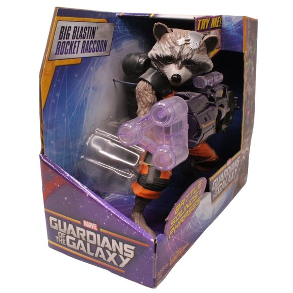 Vintage 2013 Hasbro Marvel Guardians of the Galaxy Big Blastin' Rocket Raccoon - Picture 2 of 7